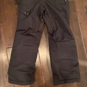 Kids black ski snow pants- Excellent condition